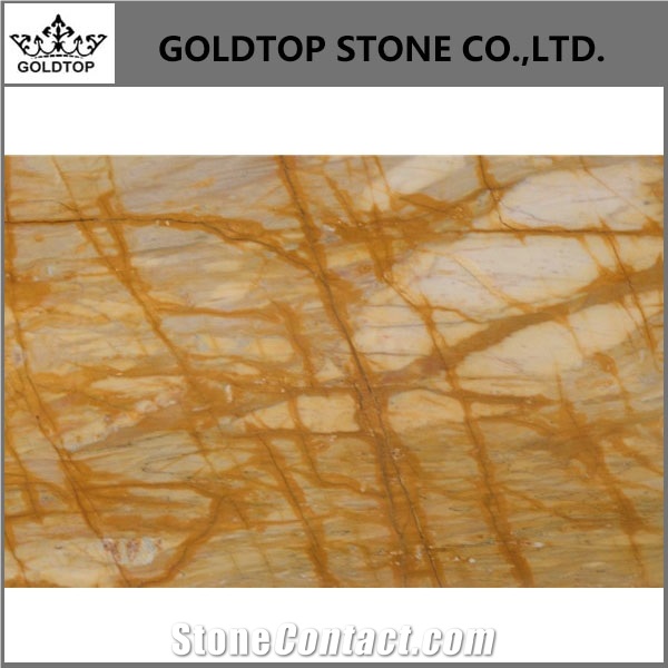 Giallo Sienna Slabs Panel for Hotel Floor Covering