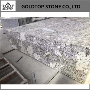 Honed Stone Elegant Snowflake Brazil White Granite Honed Stone Elegant Snowflake Brazil White Granite
