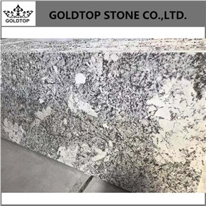 Honed Stone Elegant Snowflake Brazil White Granite
