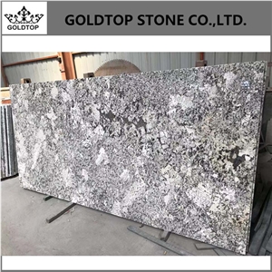 Honed Stone Elegant Snowflake Brazil White Granite