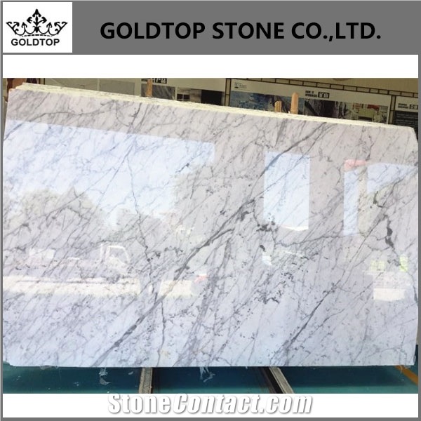 Italy Polished Statuario White High Quality Slabs