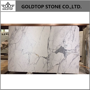 Italy Polished Statuario White High Quality Slabs