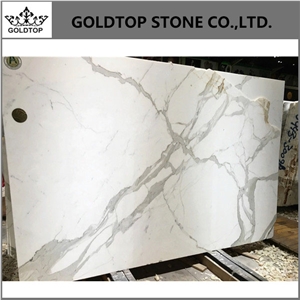 Italy Polished Statuario White High Quality Slabs
