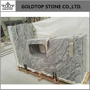 Natural Stone with Black Lines Custom Vanity Tops