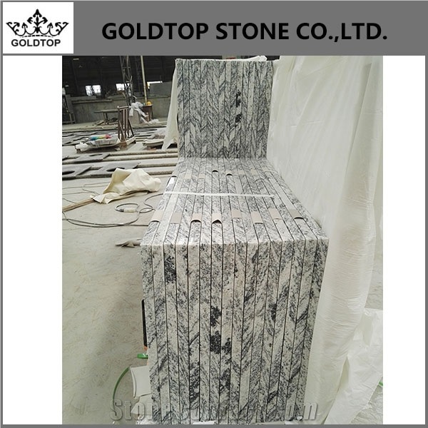 Natural Stone with Black Lines Custom Vanity Tops