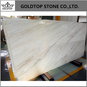 Palisandro Light White Marble Slab Bathroom Design