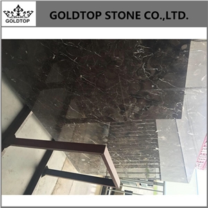 Polished China Emperador Brown Marble Slabs