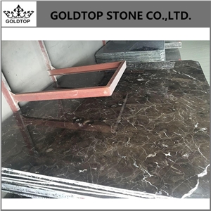 Polished China Emperador Brown Marble Slabs