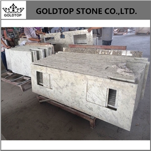 Polished Surface Finishing Granite Bath Vanity Top