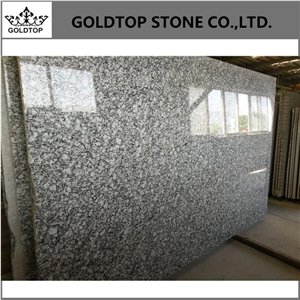 Sea Wave Flower White Granite Slabs Natural Stone