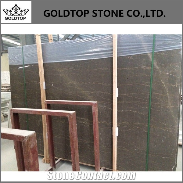 Spain Polished Armani Brown High Quality Slabs