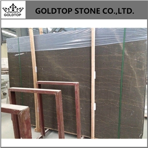 Spain Polished Armani Brown High Quality Slabs