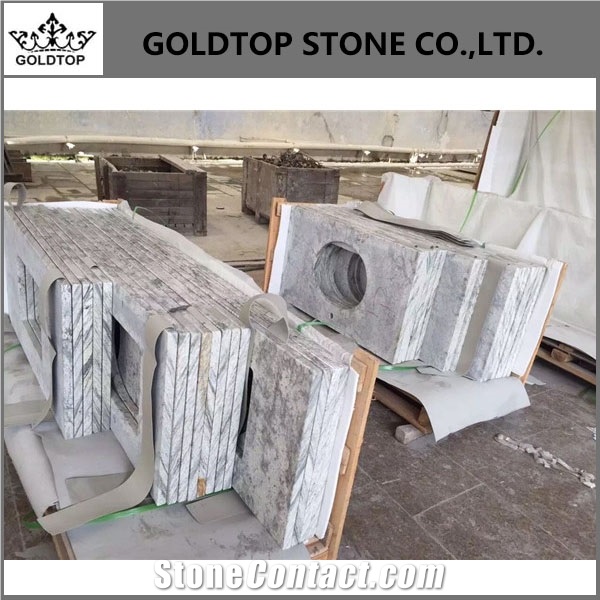 Supreme Ice Colonial White Granite,Bathroom Vanity