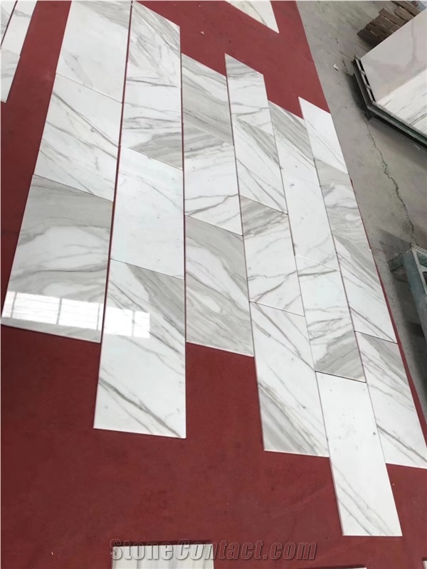 12"X24"X10mm Calacatta Extra White Marble Tiles