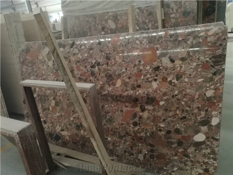 External Swimming Pool Colorful Granite Stone Tile