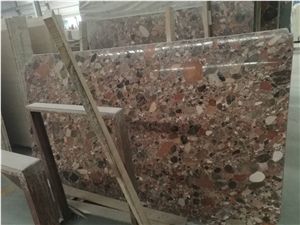 External Swimming Pool Colorful Granite Stone Tile