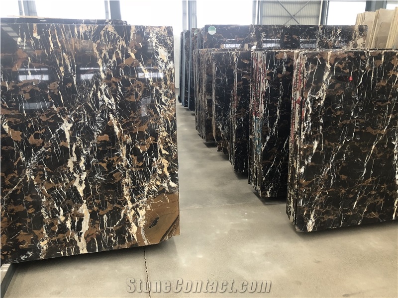 Afghanistan Black and Brown Marble 4 Wall Cladding
