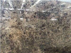 Dark Emperador Marble Slab/Tile for Wall Cladding