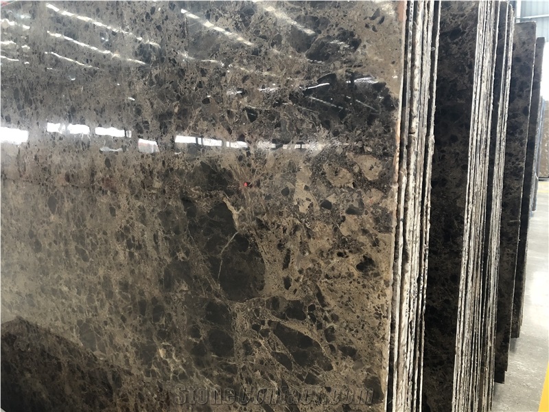 Dark Emperador Marble Slab/Tile for Wall Cladding