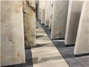 Own Factory White Jade Onxy Polished Slab/Tile