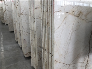 Sofitel Beige Marble Polish Slab 4 Interior Decor
