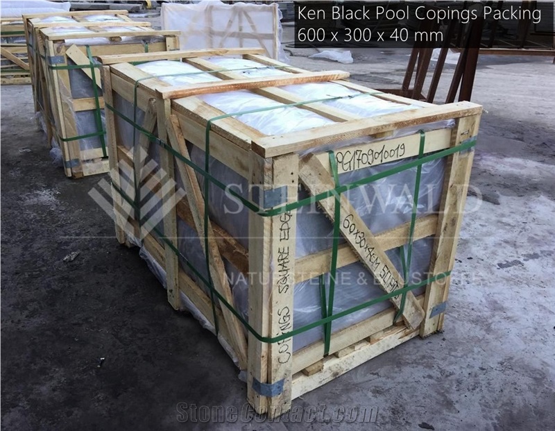Ken Black Granite Copings 60x30x4cm Square Edge