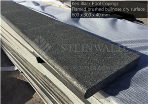 Ken Black Granite Pool Copings 60x30x4cm