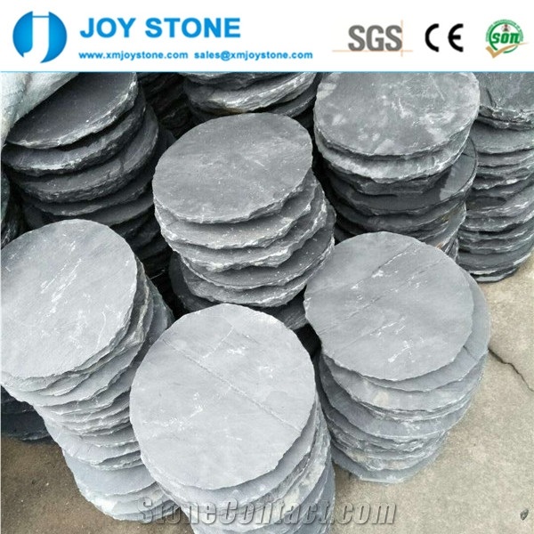 China Black Slate Garden Rounded Steps for Sale