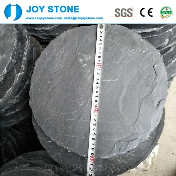 China Black Slate Garden Rounded Steps for Sale