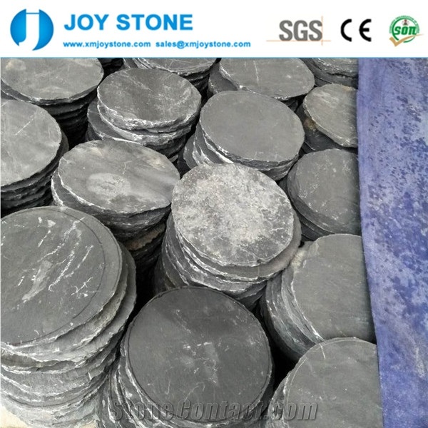 China Black Slate Garden Rounded Steps for Sale