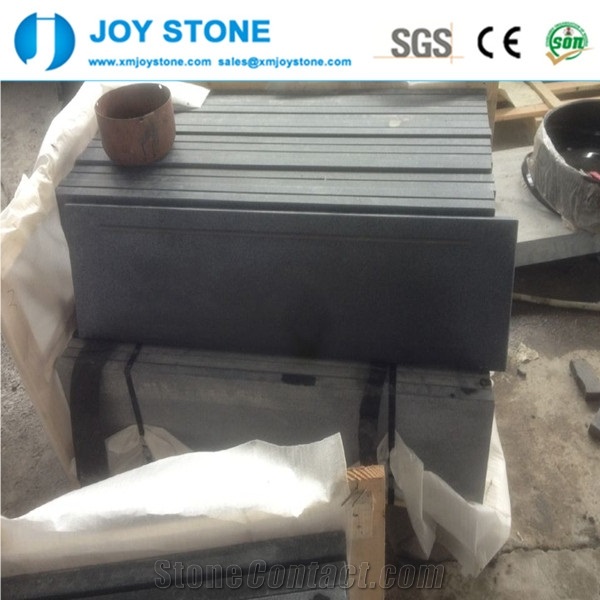 Sesame Black Granite G654 Outdoor Stairs Steps