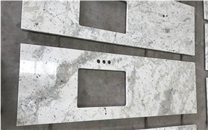 Andromeda White Granite Grey Veins Vanity Tops