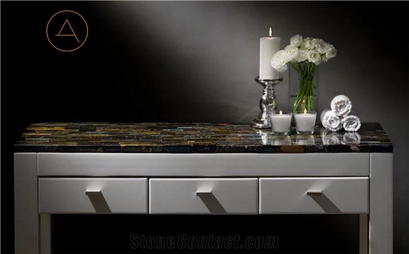 China Blue Tiger Eye Stone