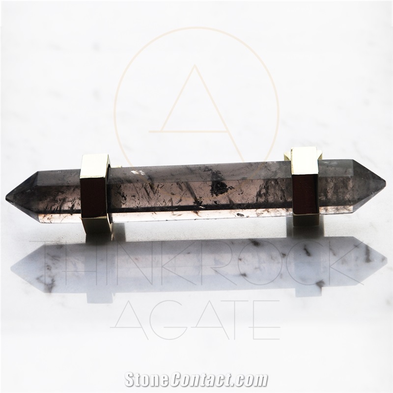 China Hexagon Smoke Crystal Handle