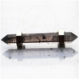 China Hexagon Smoke Crystal Handle