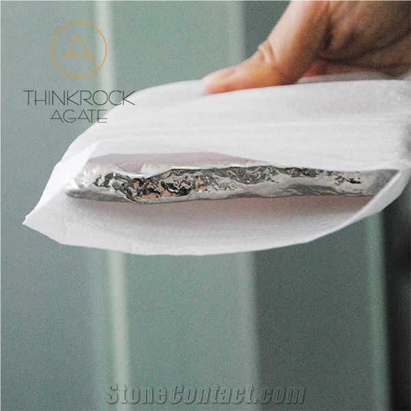China Irregular White Crystal Trays for Cup