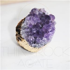 Irregular Crystal Purple Wardrobe Handle Irregular Crystal Purple Wardrobe Handle