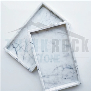 Polished Marble Tray, Green Marble