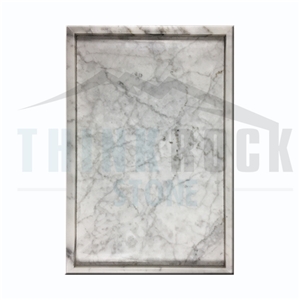 Polished Marble Tray, Green Marble