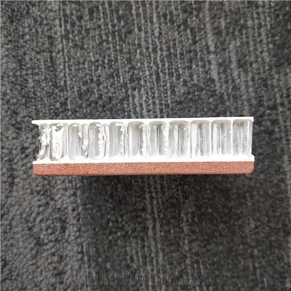 Red Sandstone Composite Honeycomb Facade Panel