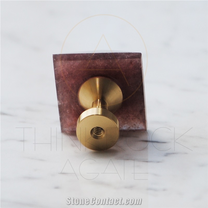 Regular Smoke Crystal Wardrobe Handle
