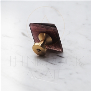 Regular Smoke Crystal Wardrobe Handle