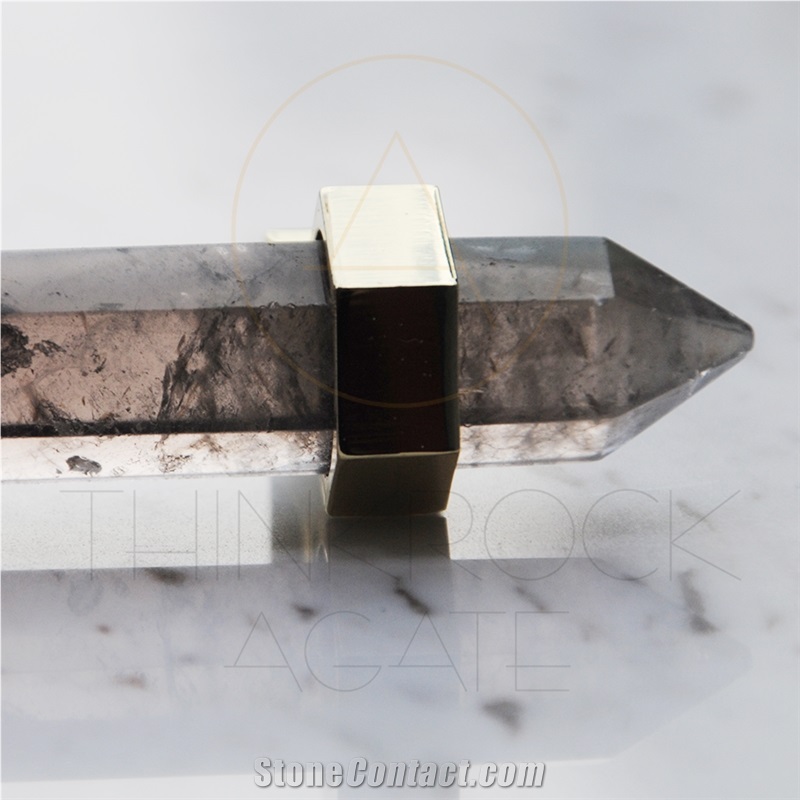 Smoke Crystal Brown for Wardrobe Handle from China
