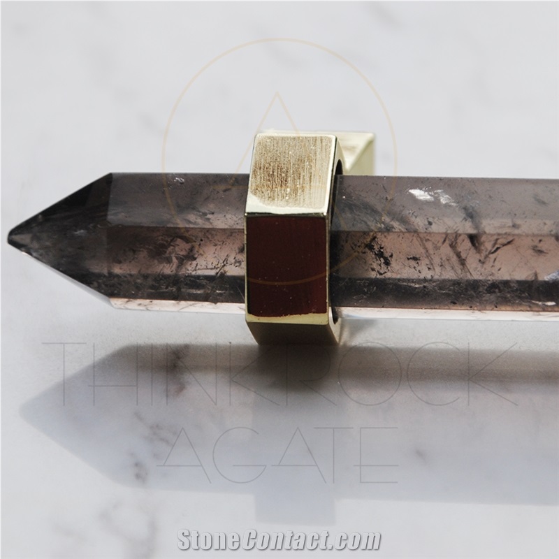 Smoke Crystal Brown for Wardrobe Handle from China