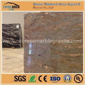 Sophisticated Juparana Bordeaux Red Granite Slabs