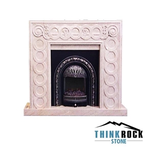 Spain Crema Marfil Classico Fireplace Surrounding Spain Crema Marfil Classico Fireplace Surrounding