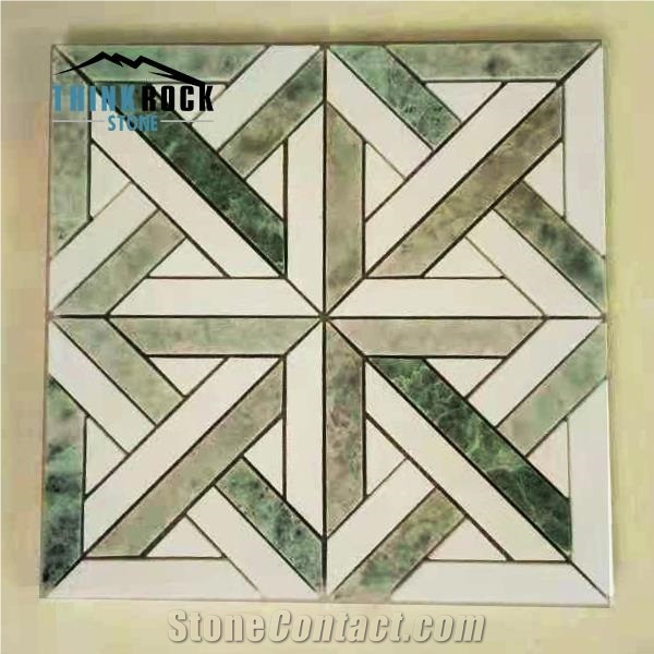 Teakwood Mosaic Tiles for Floor & Wall Design