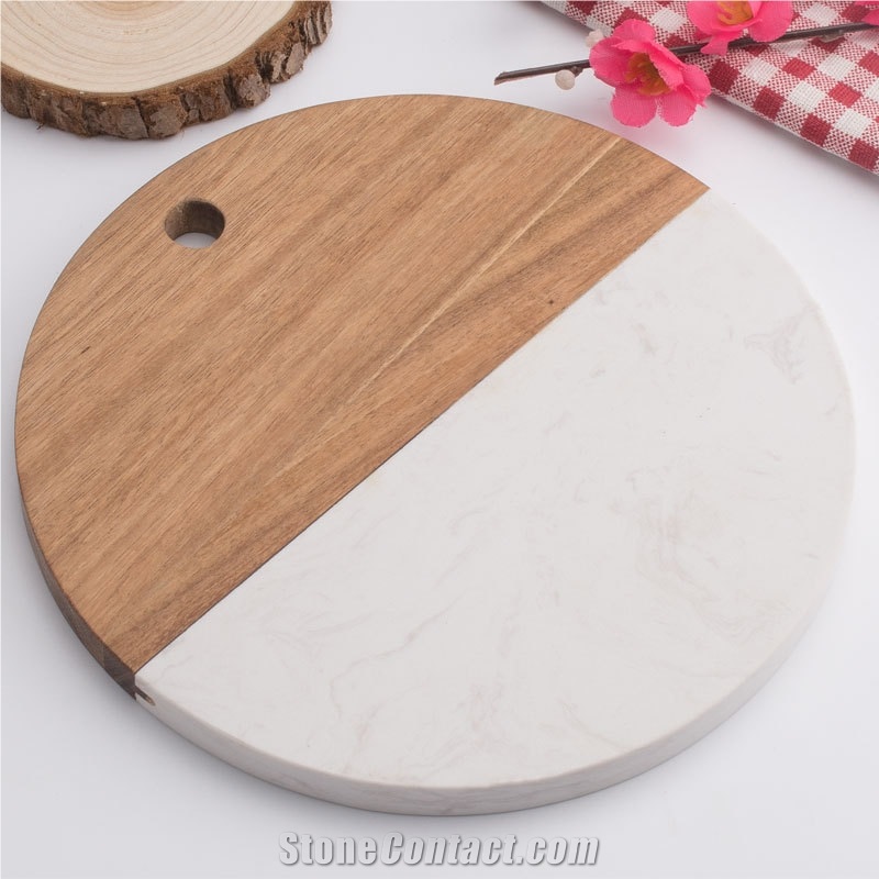 Acacia Wooden Chopping Board Marble Cutting Board
