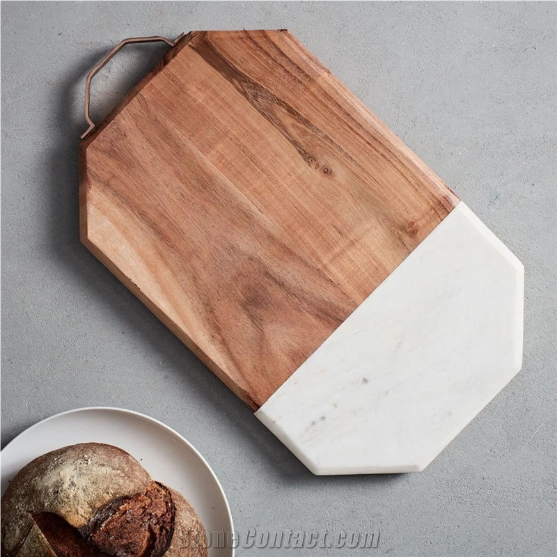 Acacia Wooden Chopping Board Marble Cutting Board