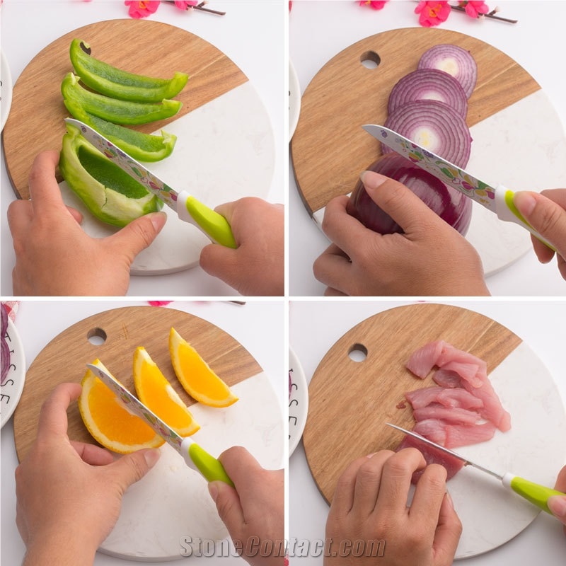Acacia Wooden Chopping Board Marble Cutting Board